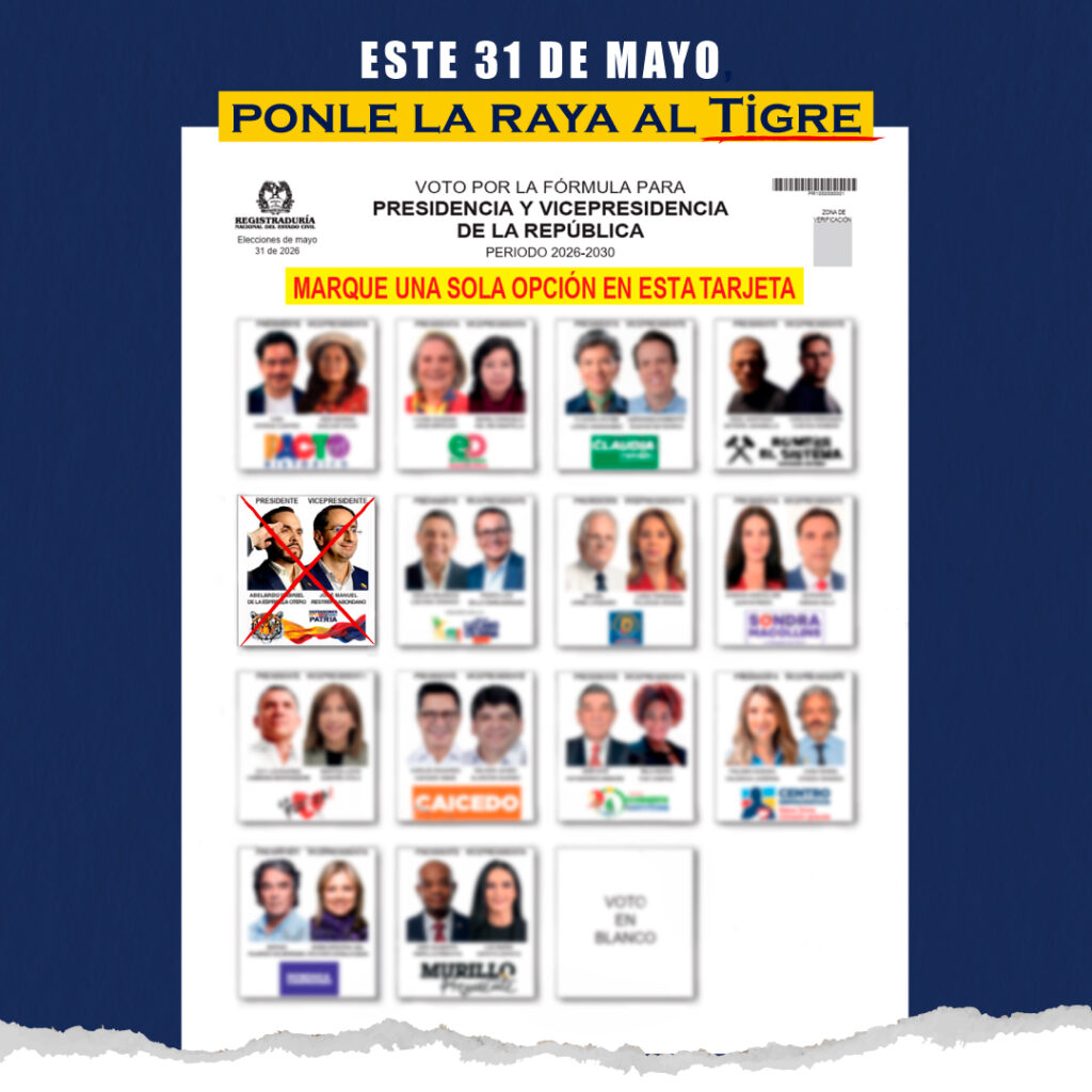 Tarjetón Electoral Oficial